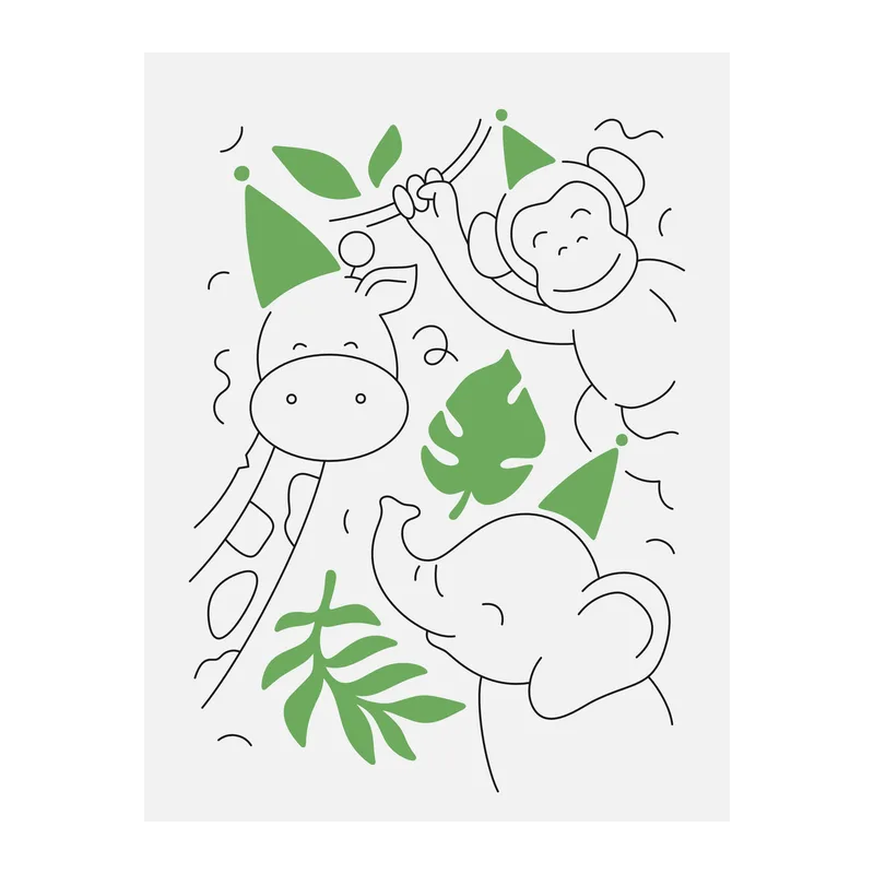 Jungle Animal Birthday Party