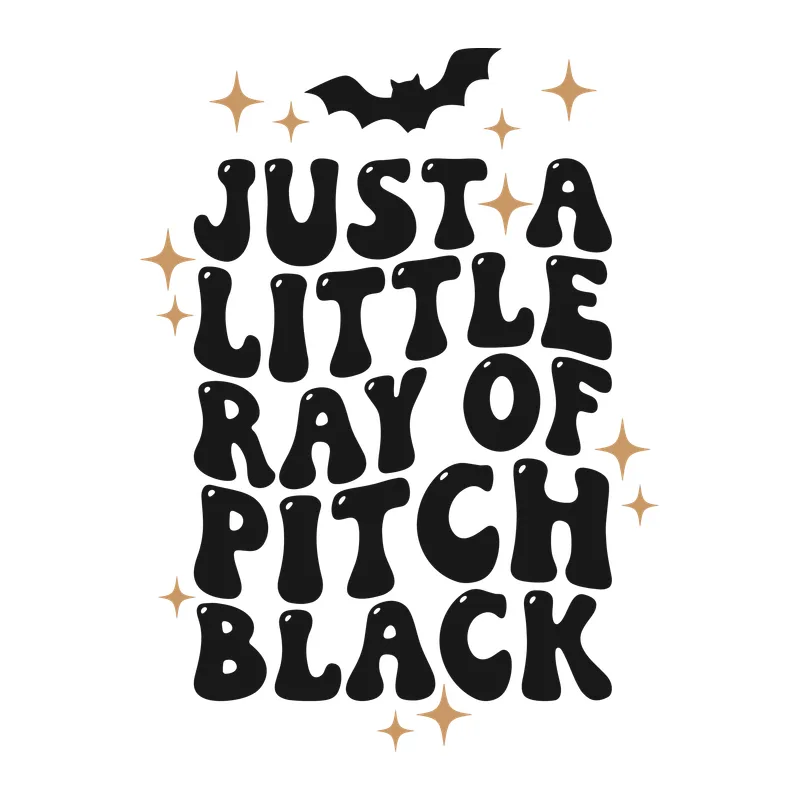 Just a Little Ray of Pitch Black