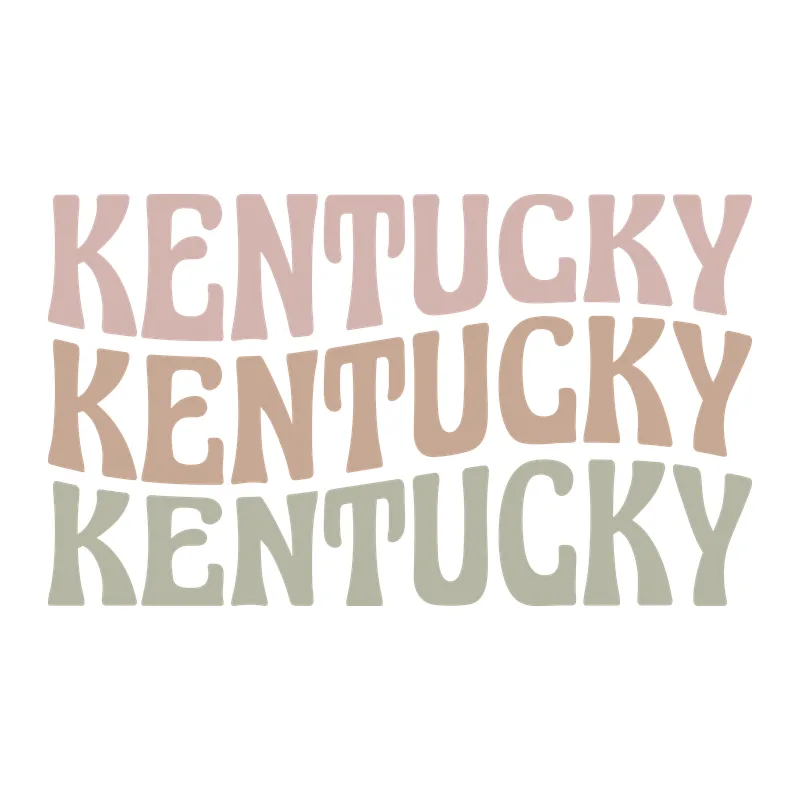Retro Wavy Kentucky Stack