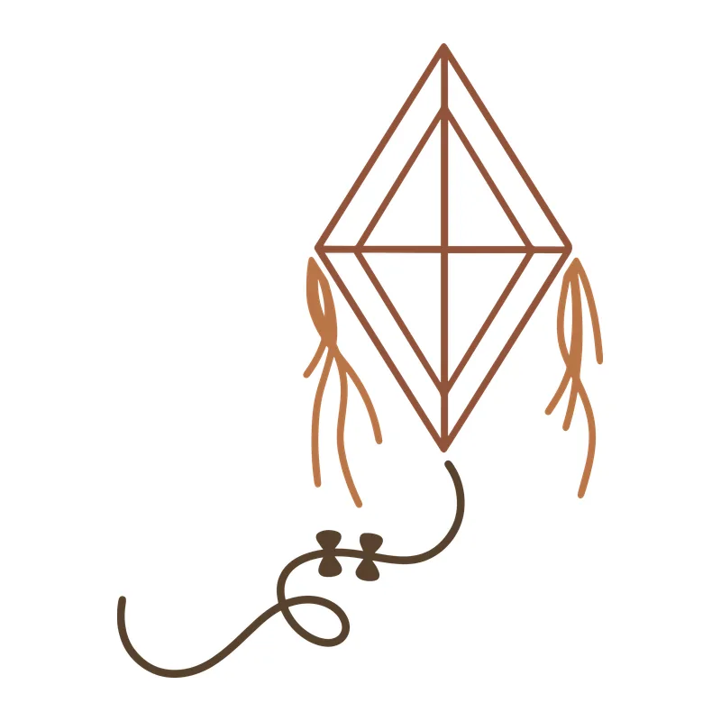Boho Diamond Kite