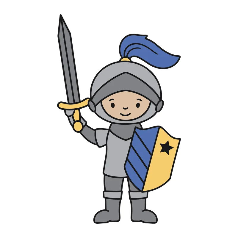 Little Knight in Armor