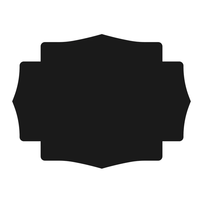Classic Bracket Label Shape