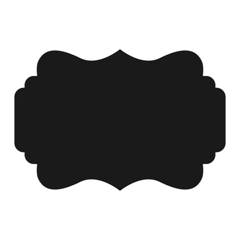 Decorative Bracket Label