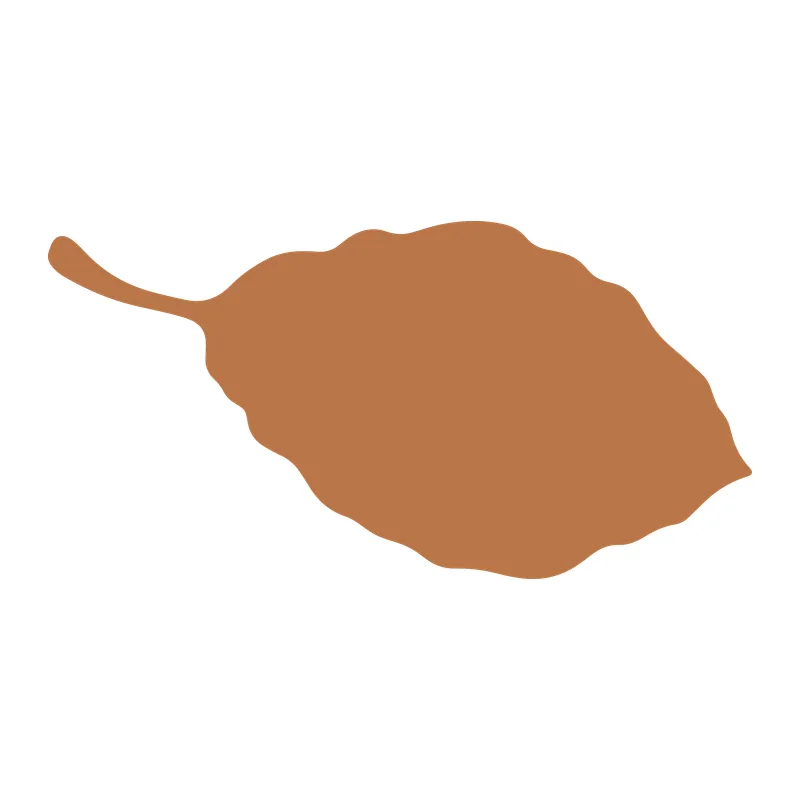 Autumn Leaf Silhouette