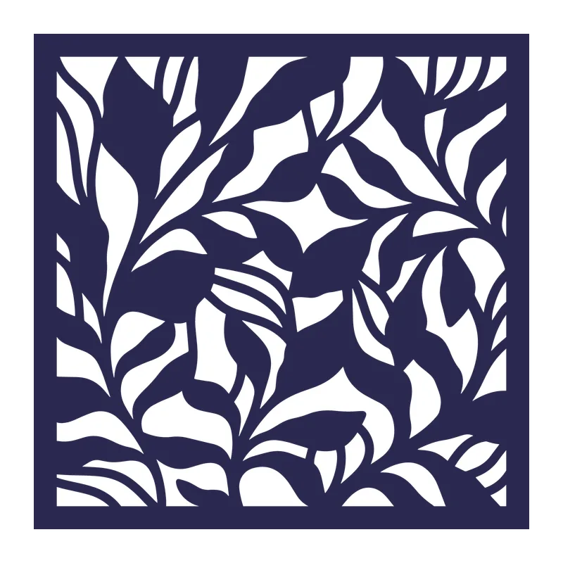 Leaf Branches Square Panel