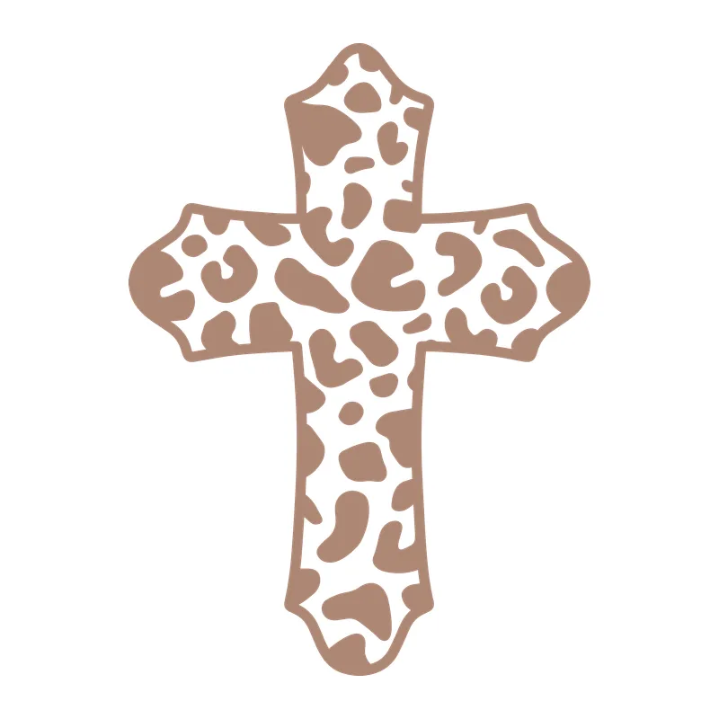 Leopard Print Cross
