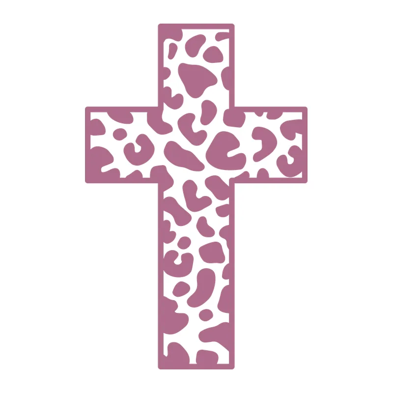 Leopard Print Cross
