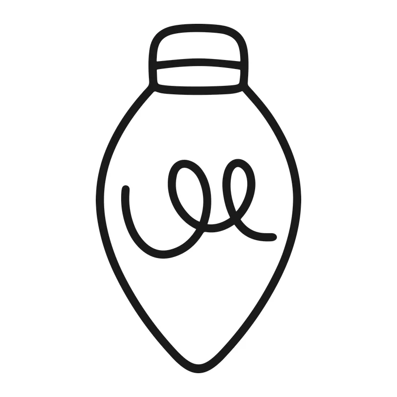 Christmas Light Bulb