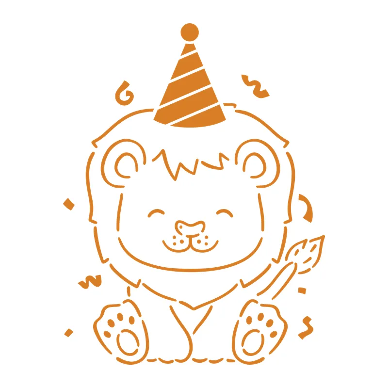 Birthday Party Lion