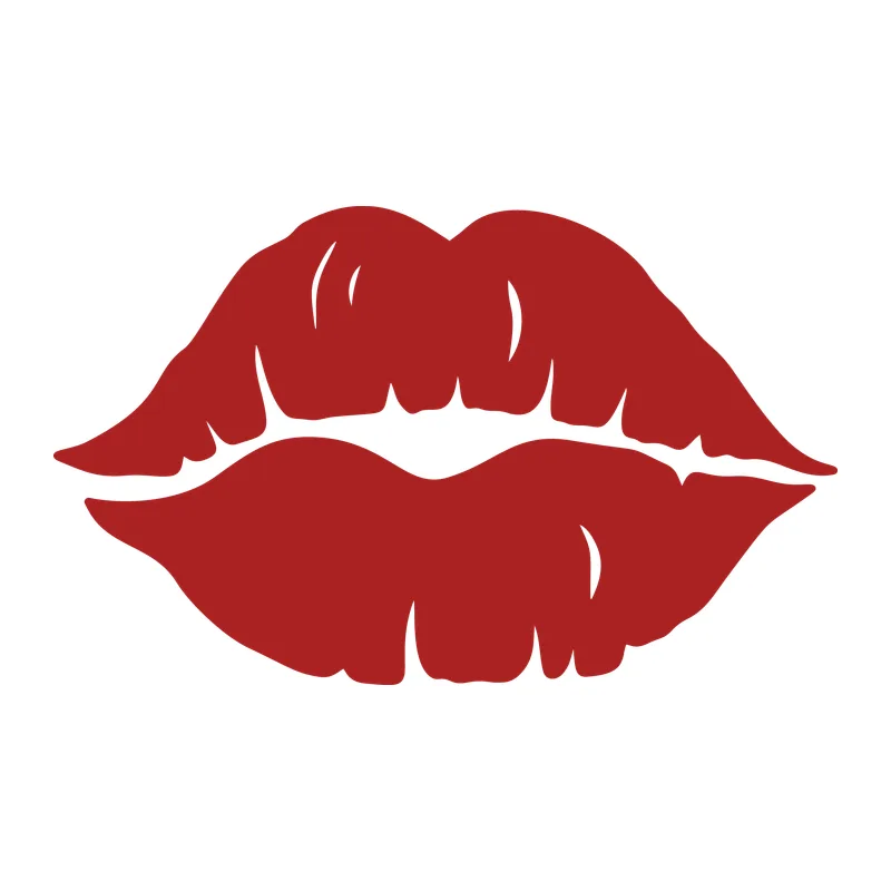 Red Kiss Lips