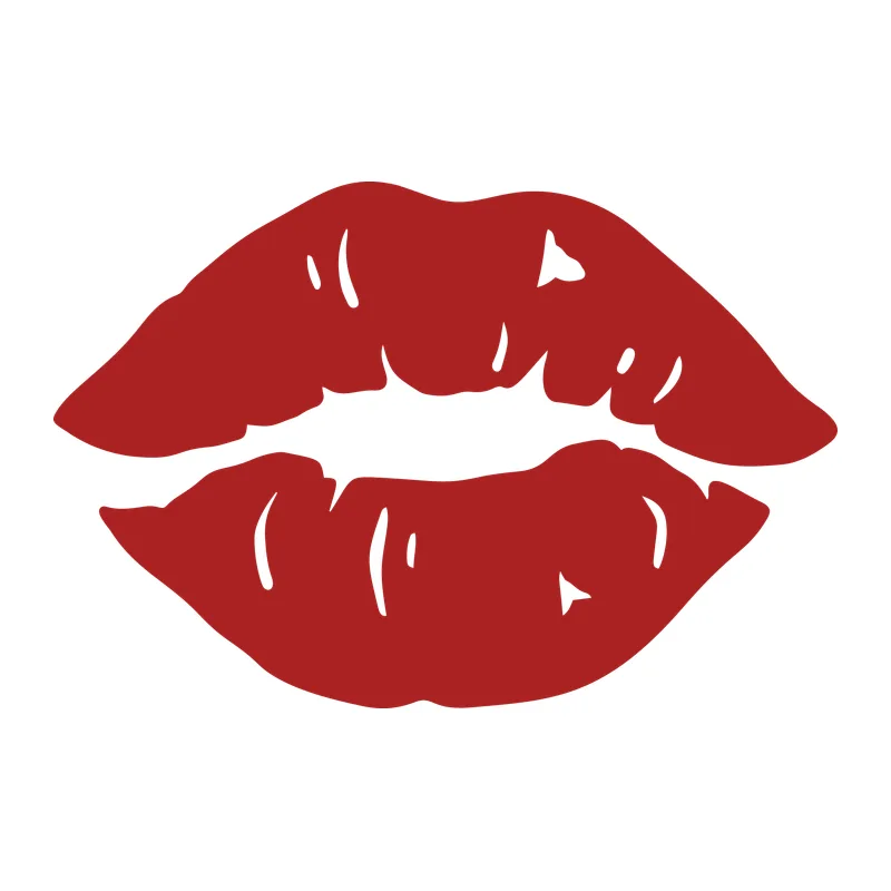 Red Kiss Lips