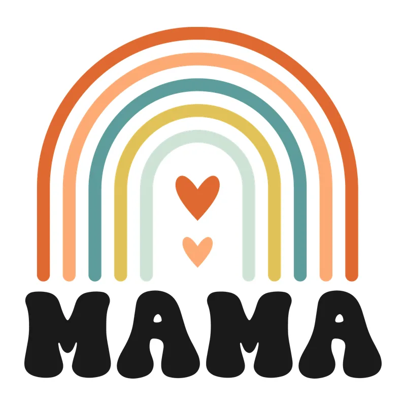 Boho Rainbow Mama