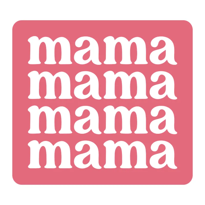 Stacked Mama Retro Block