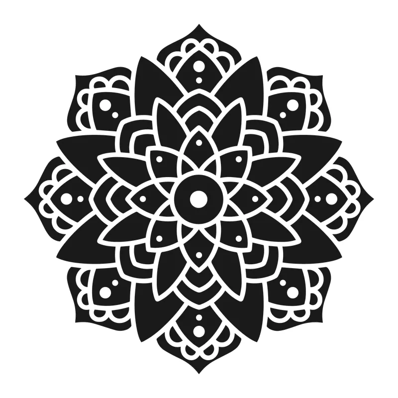 Floral Lotus Mandala