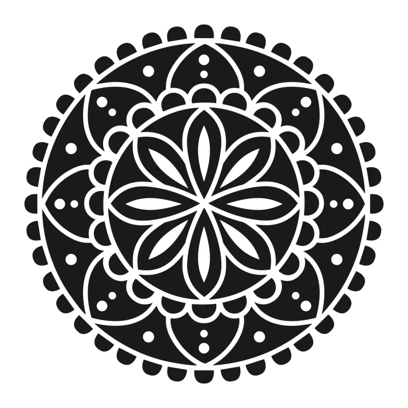 Floral Petal Mandala