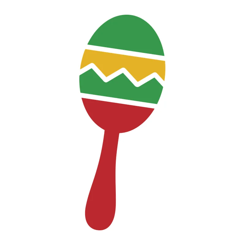 Colorful Maraca