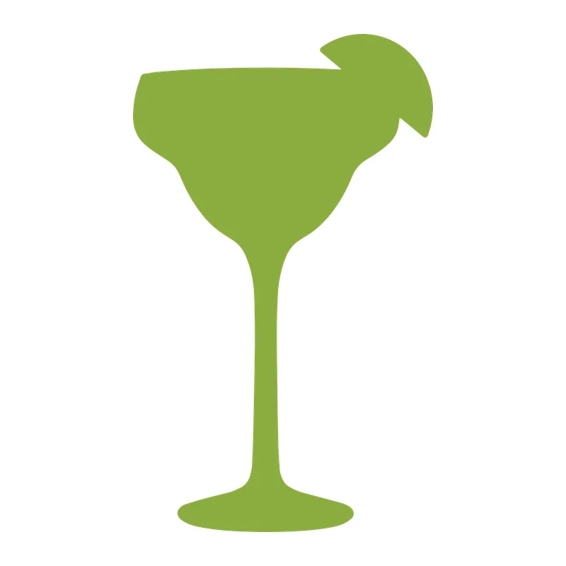 Margarita Glass Silhouette