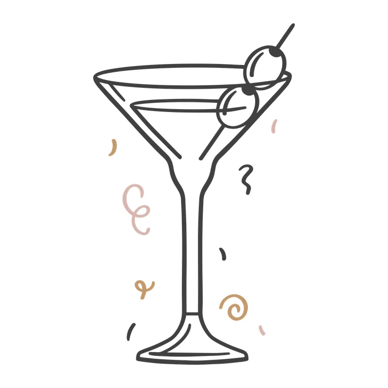 Martini With Olives