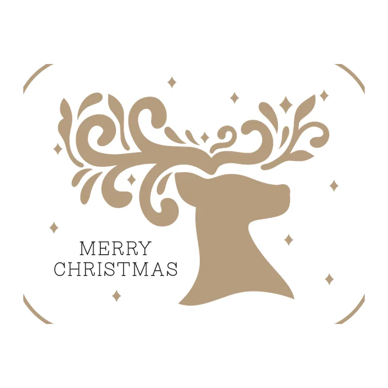 Merry Christmas Reindeer