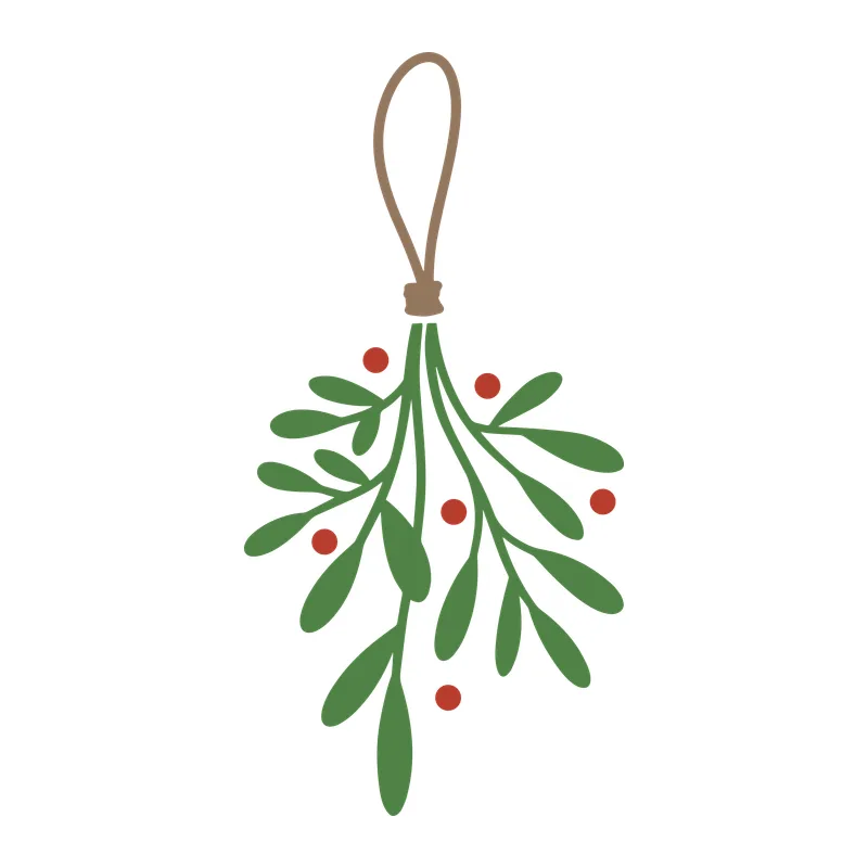 Hanging Mistletoe Sprig
