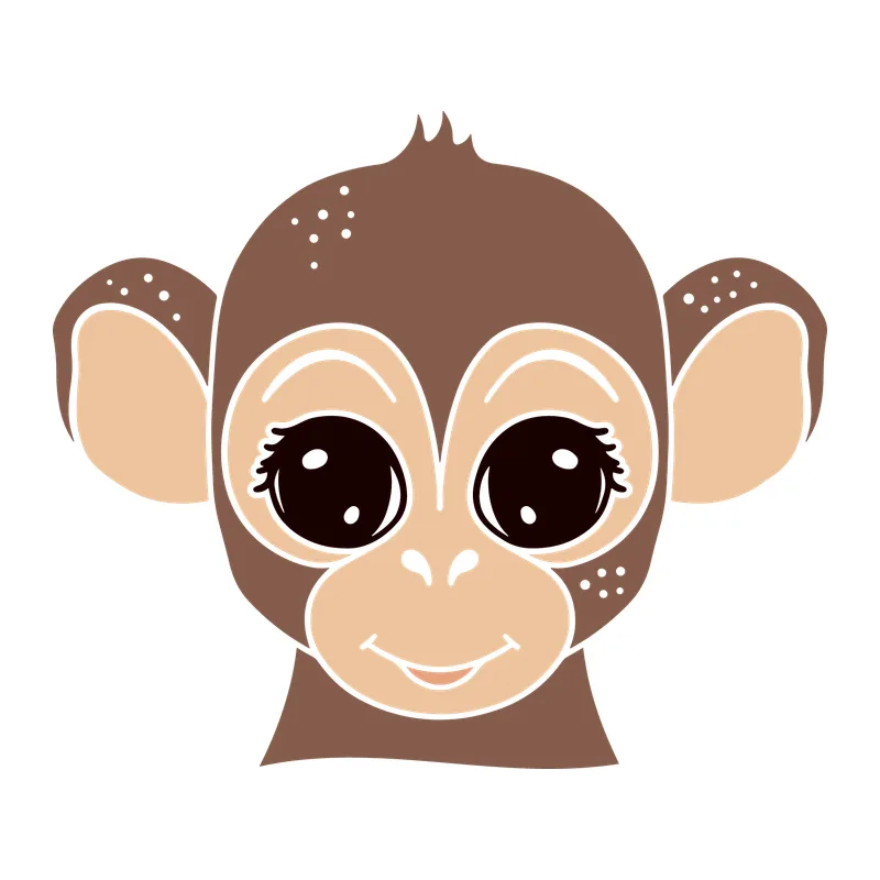 Cute Monkey Face