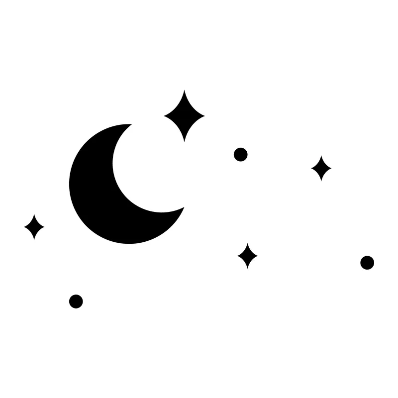 Moon and Stars