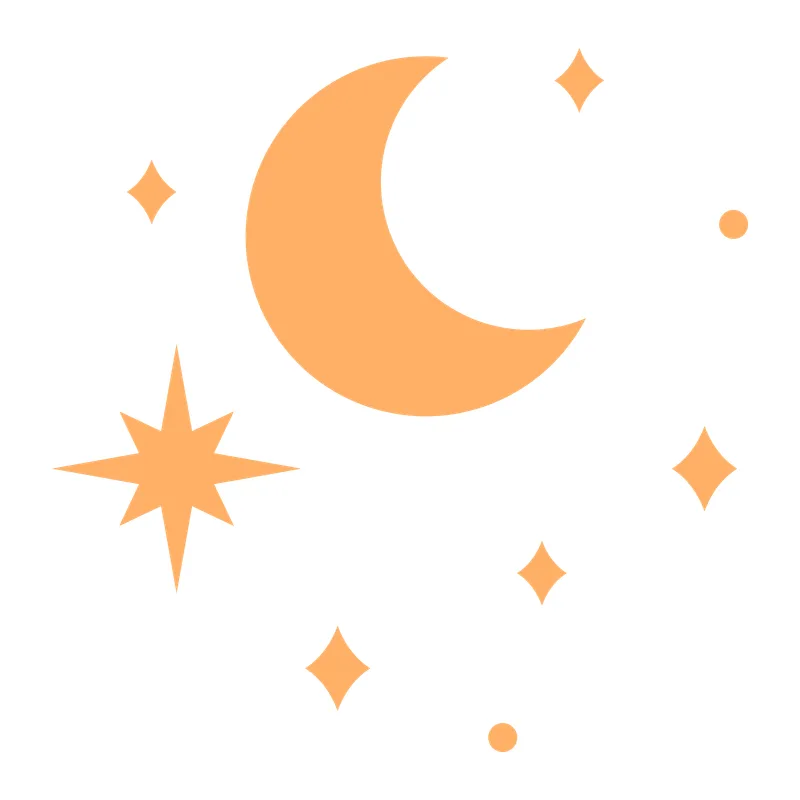 Moon and Stars