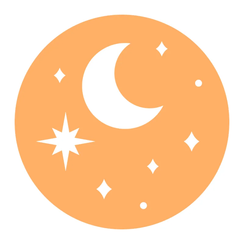 Moon and Stars Circle