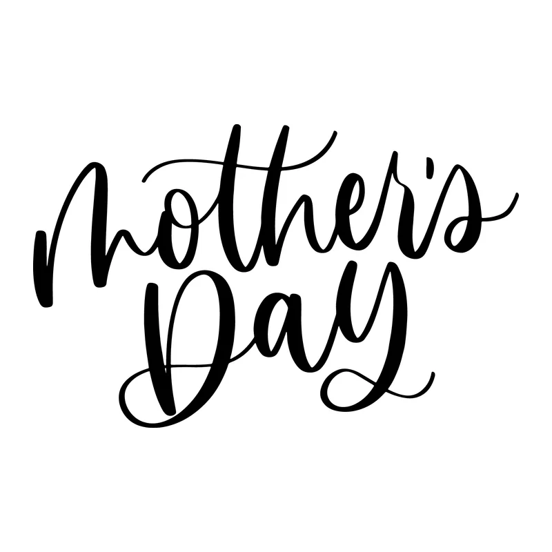 Mother's Day Script Lettering