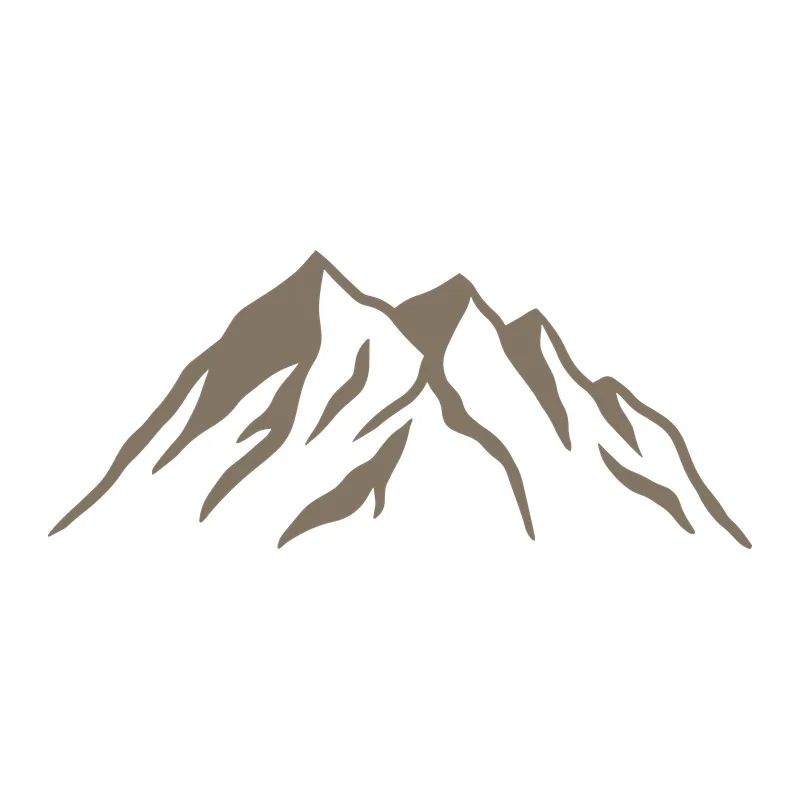 Mountain Peaks Silhouette