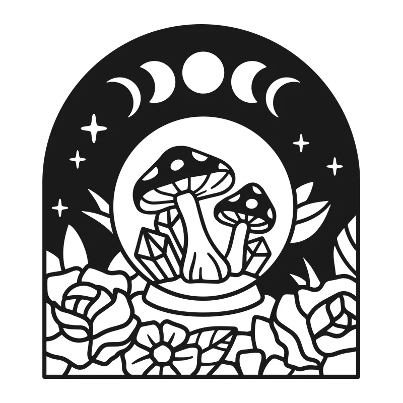 Celestial Mushroom Crystal Ball