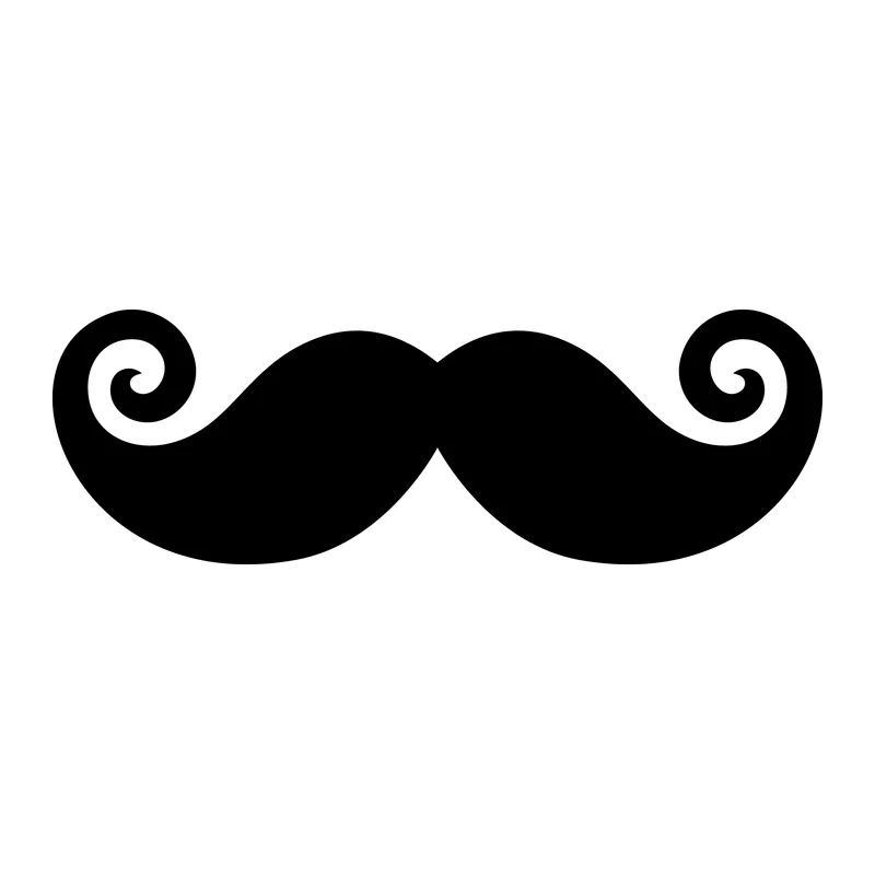 Curled Handlebar Mustache