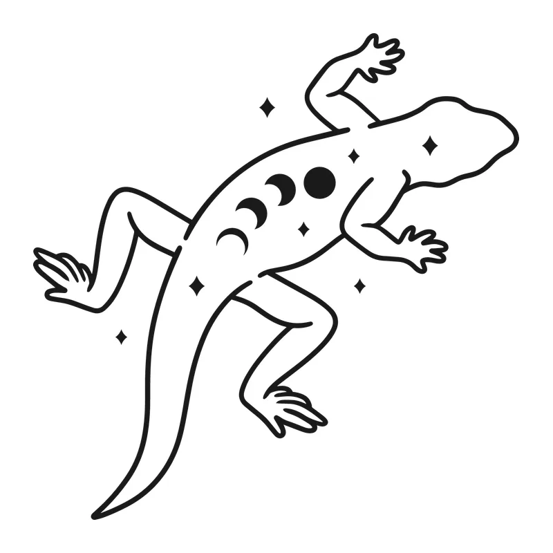 Mystical Lizard