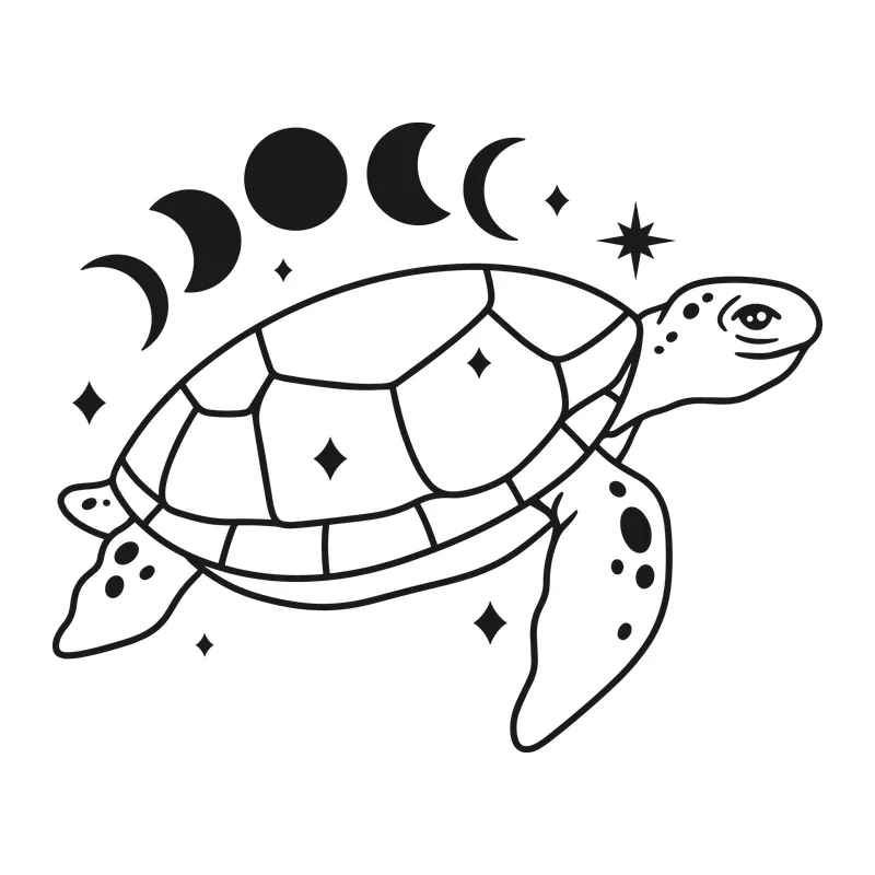 Mystical Sea Turtle