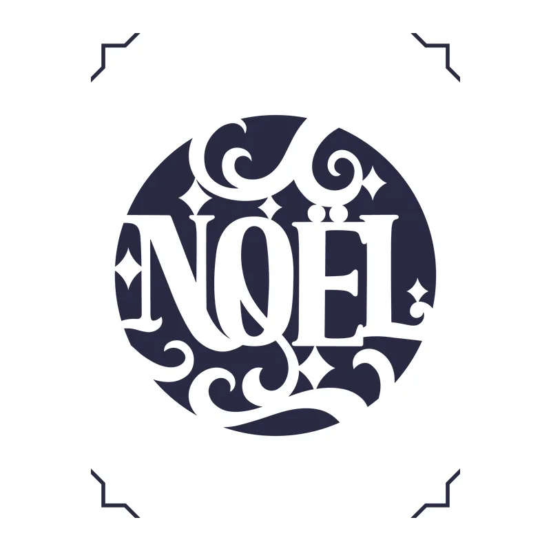 Noël Circle Ornament