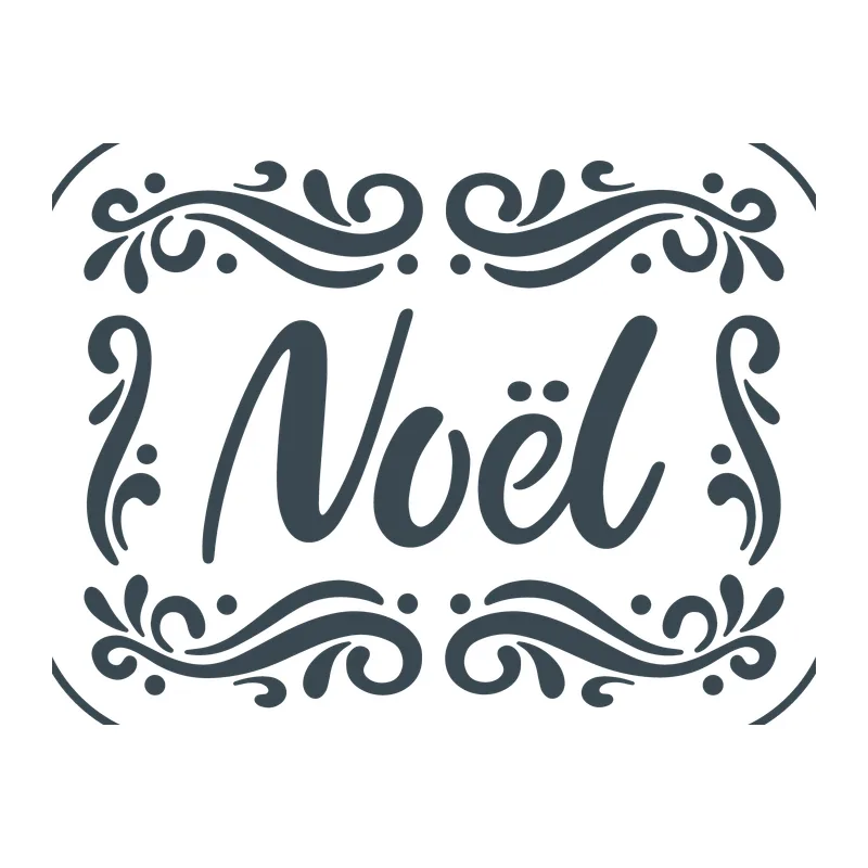 Noël Flourish Frame