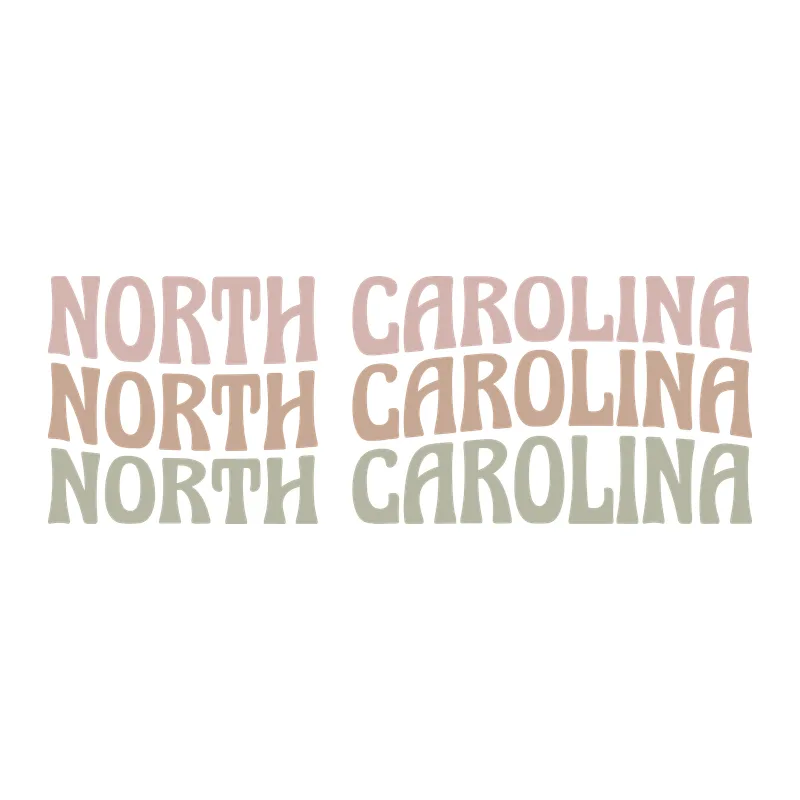 North Carolina Wavy Stack