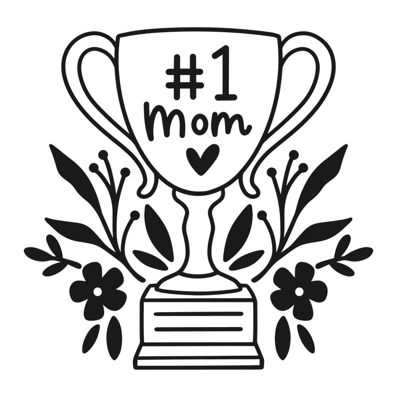 Number One Mom Trophy