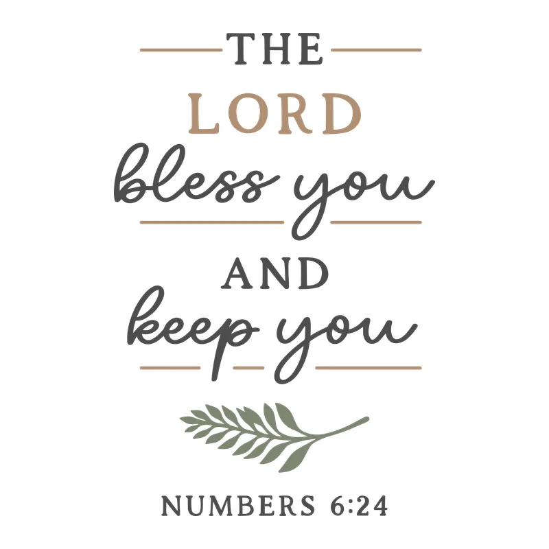 Numbers 6:24 Blessing Verse