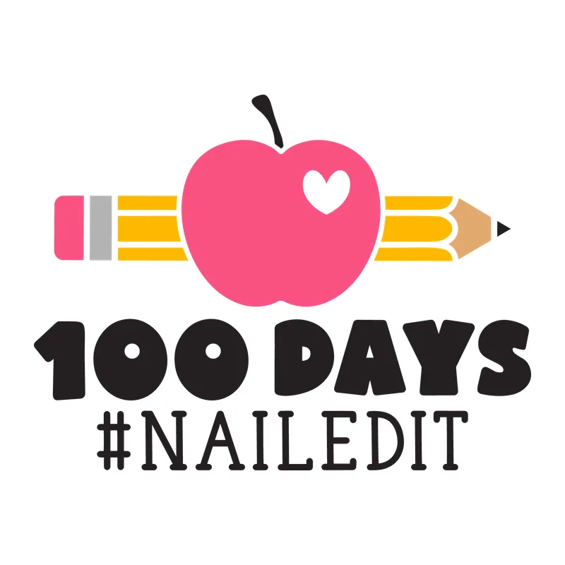 100 Days Nailed It Apple Pencil