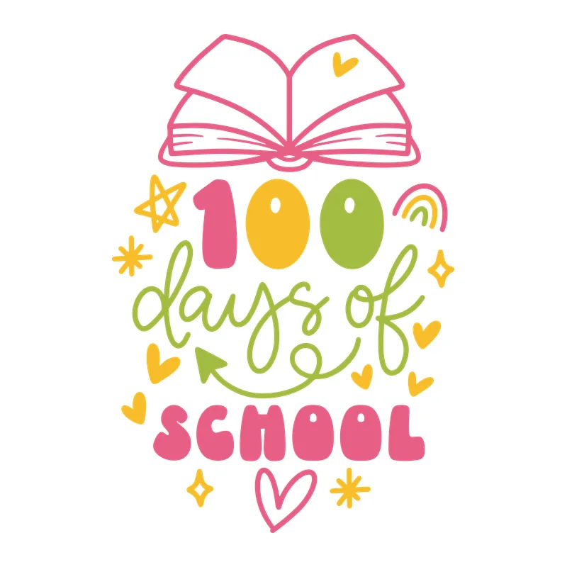 100 Days of School Book