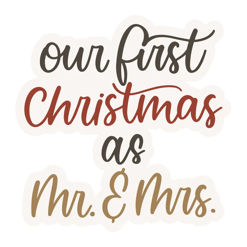 Our First Christmas as Mr. & Mrs.