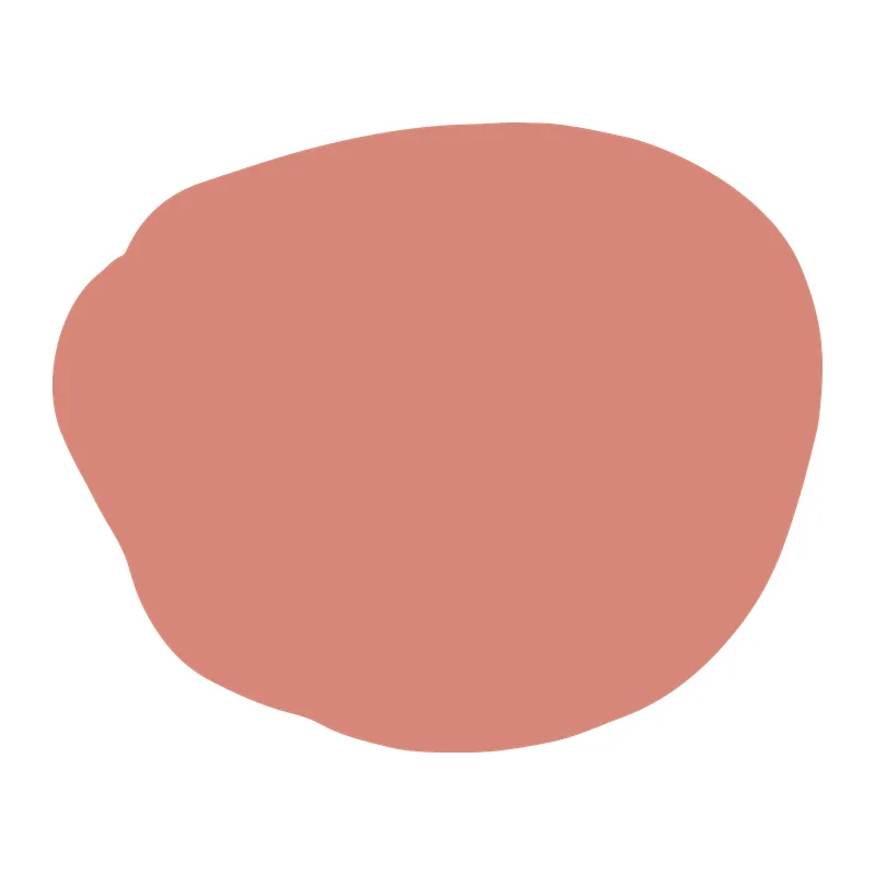 Organic Paint Blob Shape