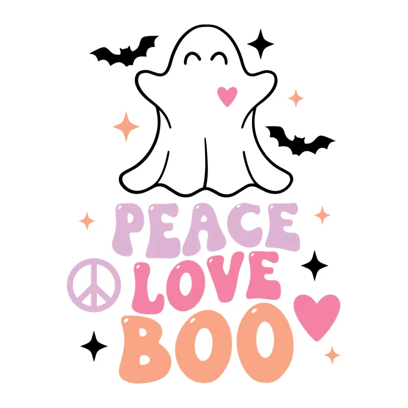 Peace Love Boo