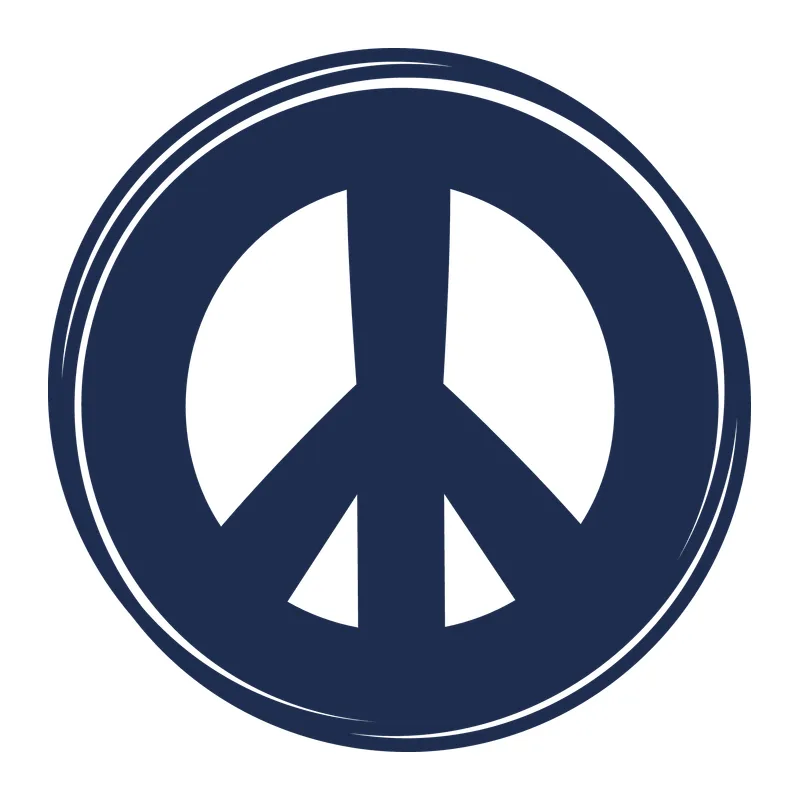 Hand-Drawn Peace Sign
