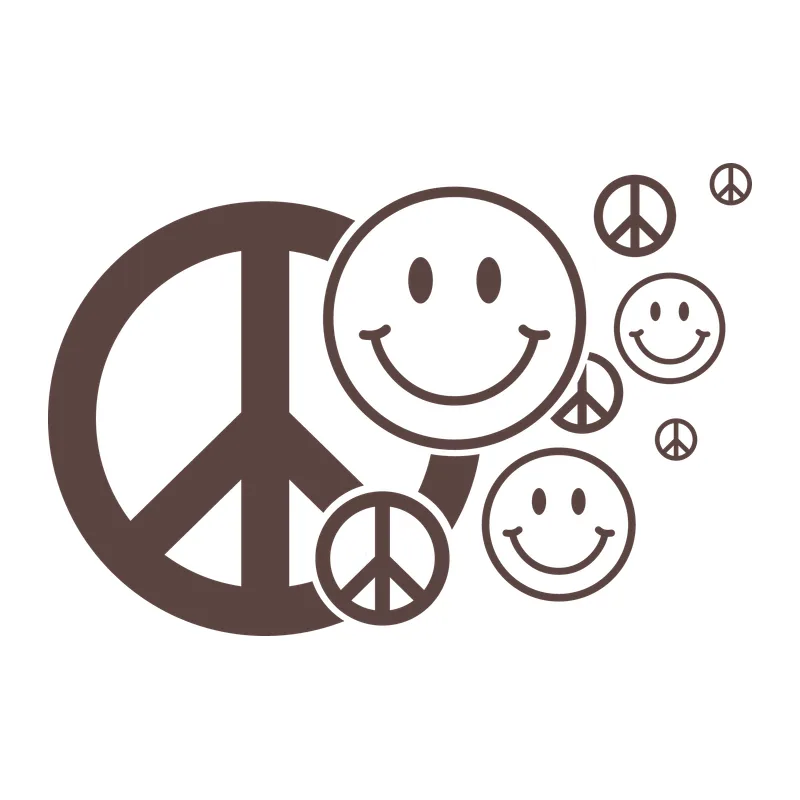 Peace Signs and Happy Faces