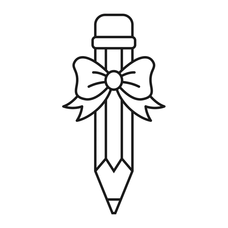 Pencil With Bow