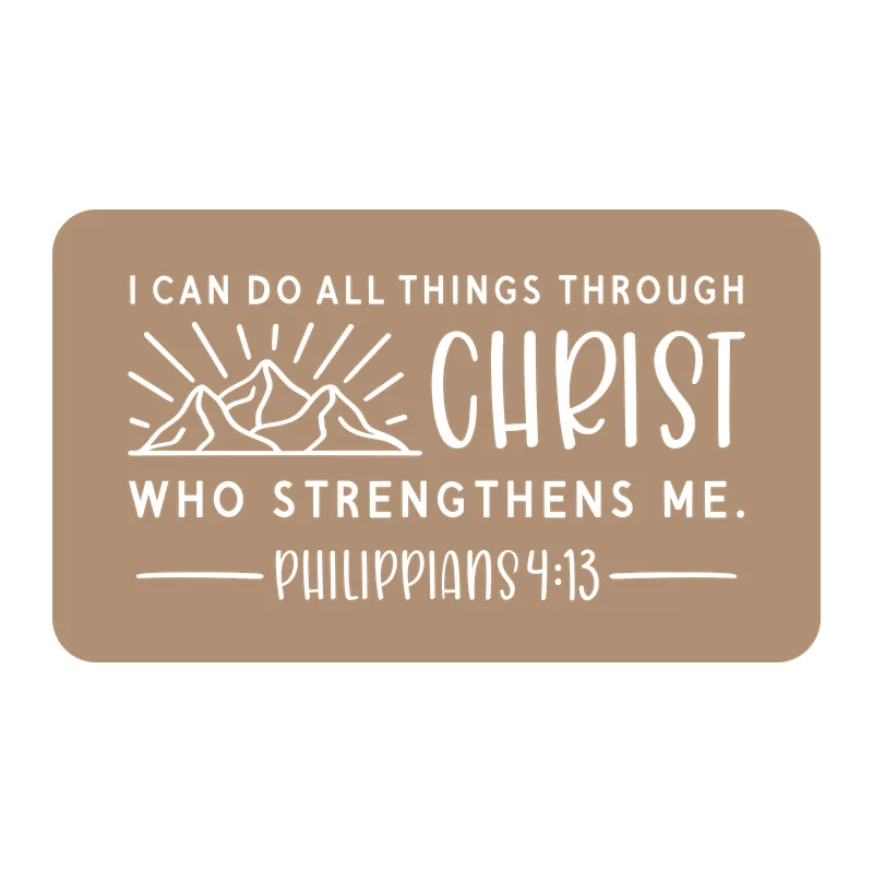 Philippians 4:13 Mountain Verse