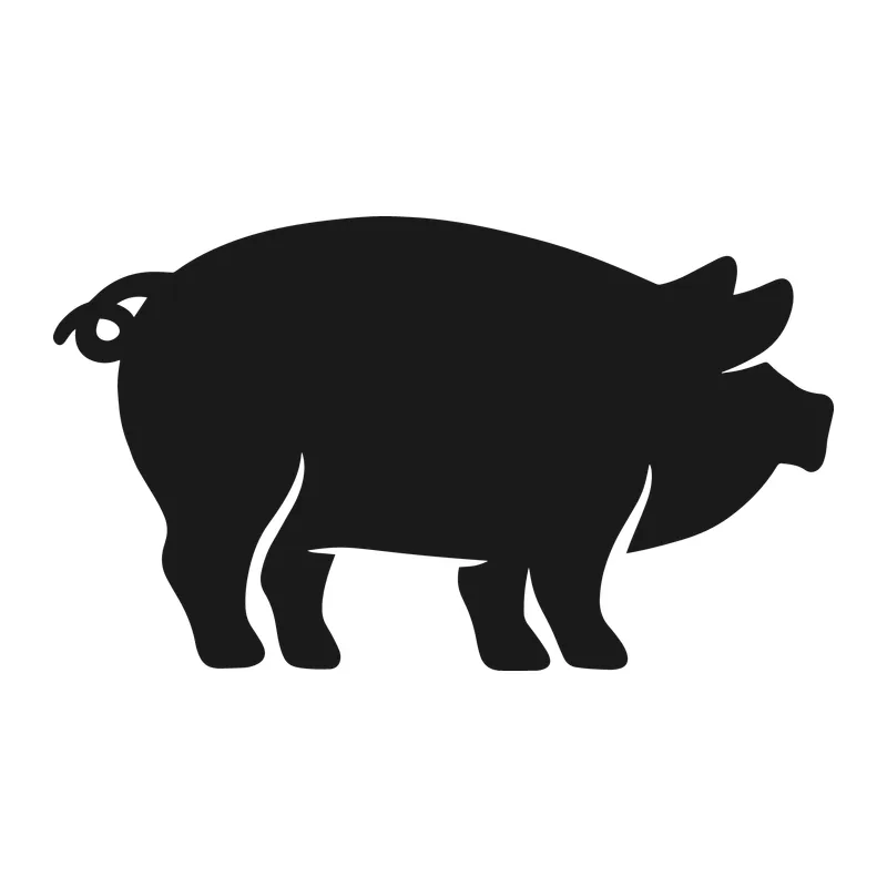 Pig Silhouette
