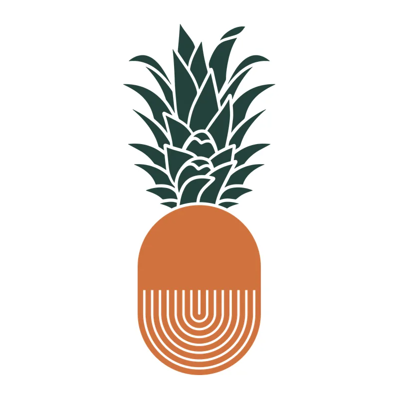 Boho Arch Pineapple